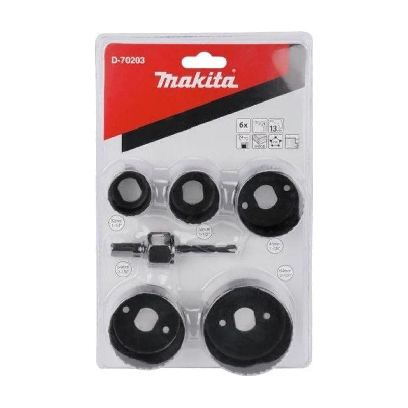 Makita D-70203 6pcs Carbon Steel Hole Saw Drill Bit Set - KHM Megatools Corp. Makita D-70203 6pcs Carbon Steel Hole Saw Drill Bit Set - KHM Megatools Corp.